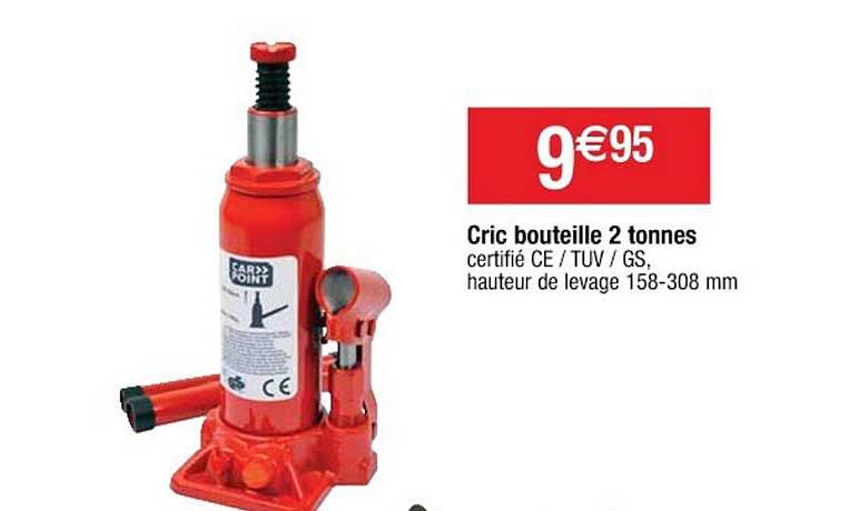 cric bouteille 2 tonnes
