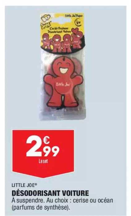 désodorisant voiture little joe