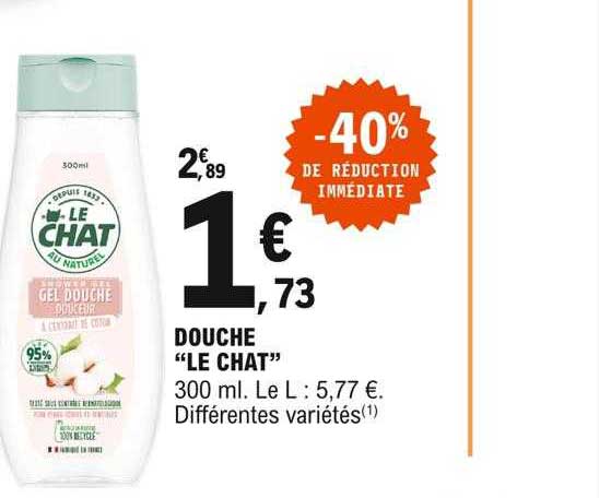 Douche "le Chat"