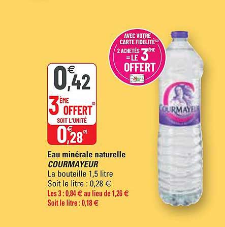 Eau Minérale Naturelle Courmayeur