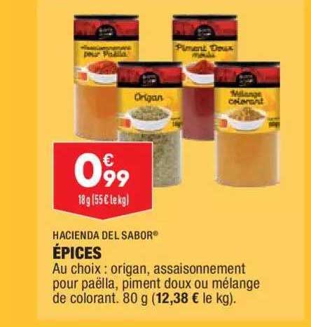 épices hacienda del sabor