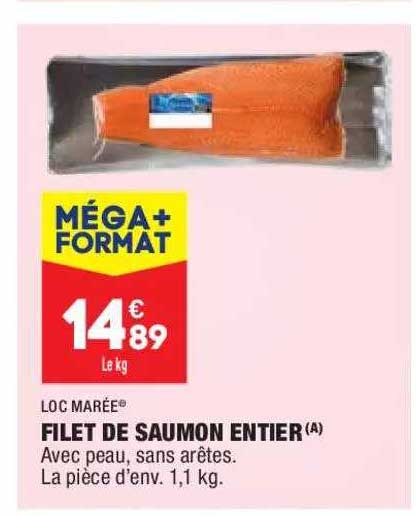 Filet De Saumon Entier Loc Marée