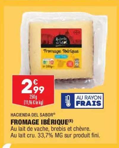 fromage ibérique hacienda del sabor