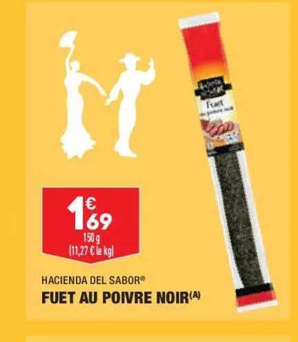 fuet au poivre noir hacienda del sabor