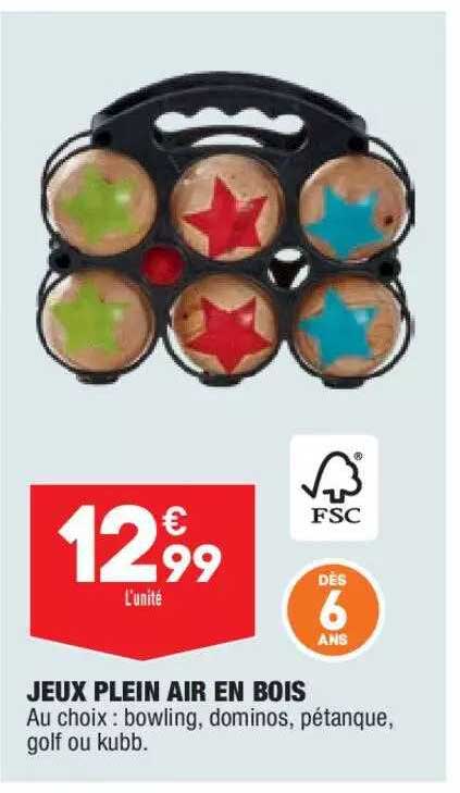 Jeux Plein Air En Bois