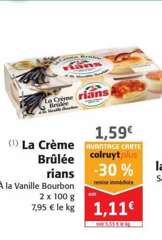 la crème brûlée rians