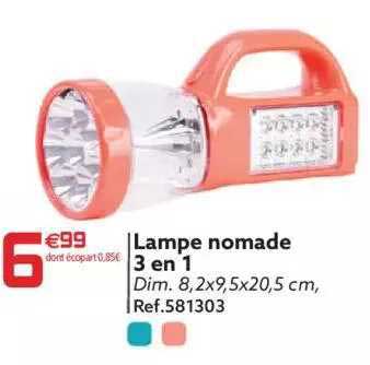 Lampe Nomade 3 En 1