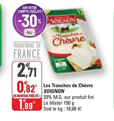 Les Tranches De Chèvre Soignon