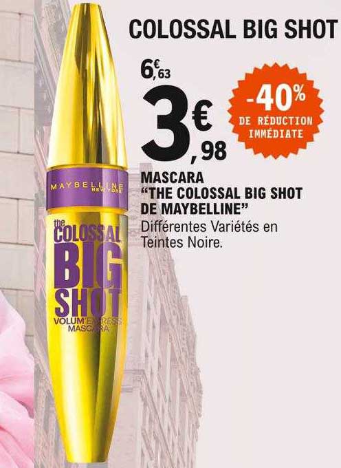 mascara "the colossal big shot de maybelline"