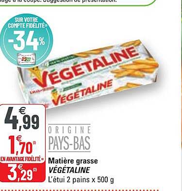 matière grasse végétaline