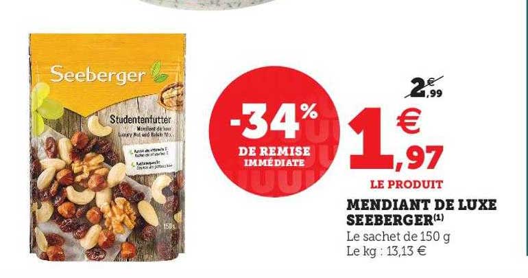 Mendiant De Luxe Seeberger