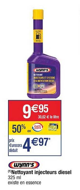 nettoyant injecteurs diesel wynn's