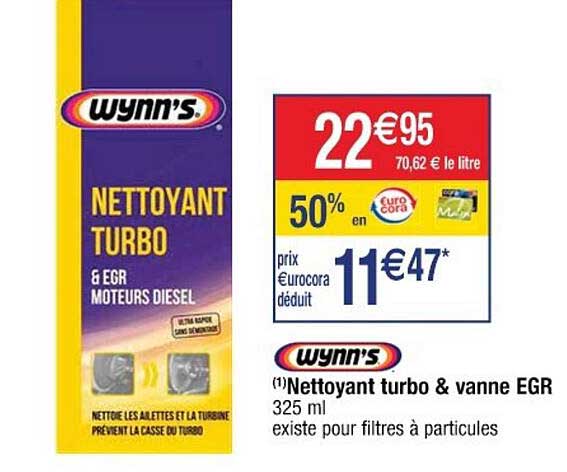 nettoyant turbo & vanne egr wynn's