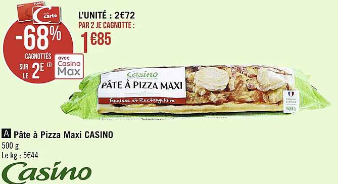 Pâte à Pizza Maxi Casino