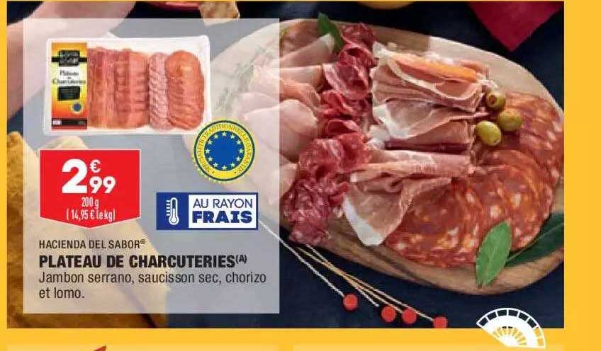 plateau de charcuteries hacienda del sabor