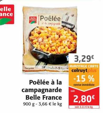 Poêlée à La Campagnarde Belle France