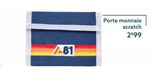 porte monnaie scratch