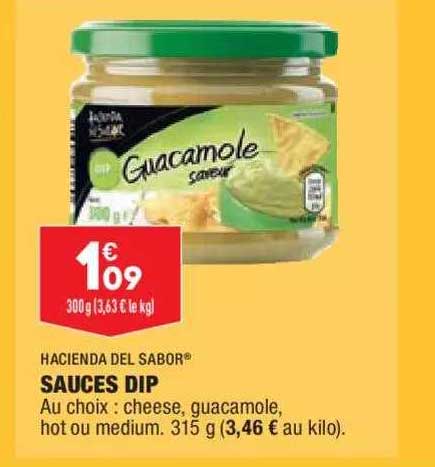 Sauces Dip Hacienda Del Sabor