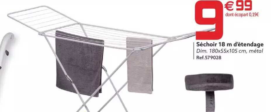 séchoir 18  d'étendage