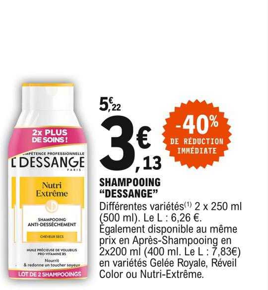 Shampooing "dessange"