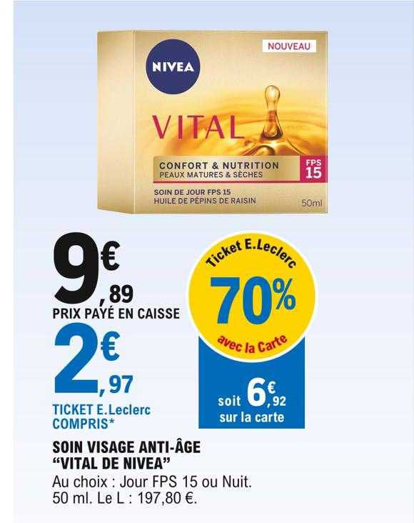 Soin Visage Anti-âge "vital De Nivea"