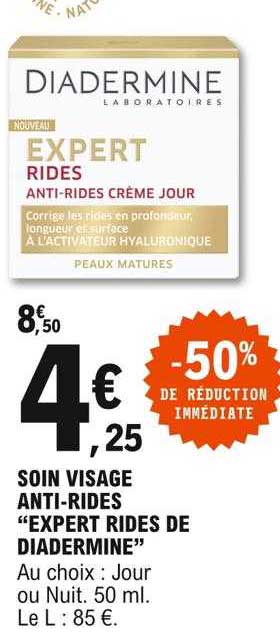 soin visage anti-rides "expert rides de diadermine"