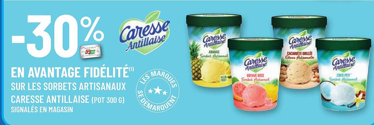 sorbets artisanaux caresse antillaise