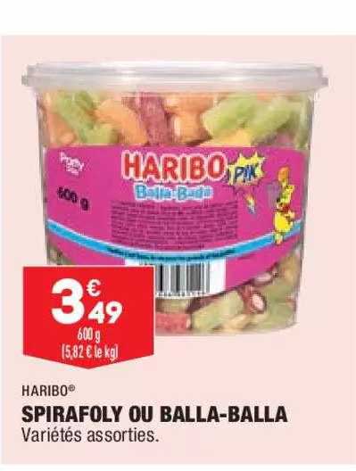 spirafoly ou balla-balla haribo