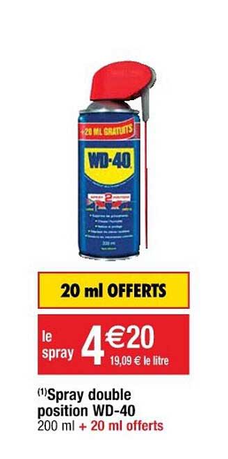 spray double position wd-40