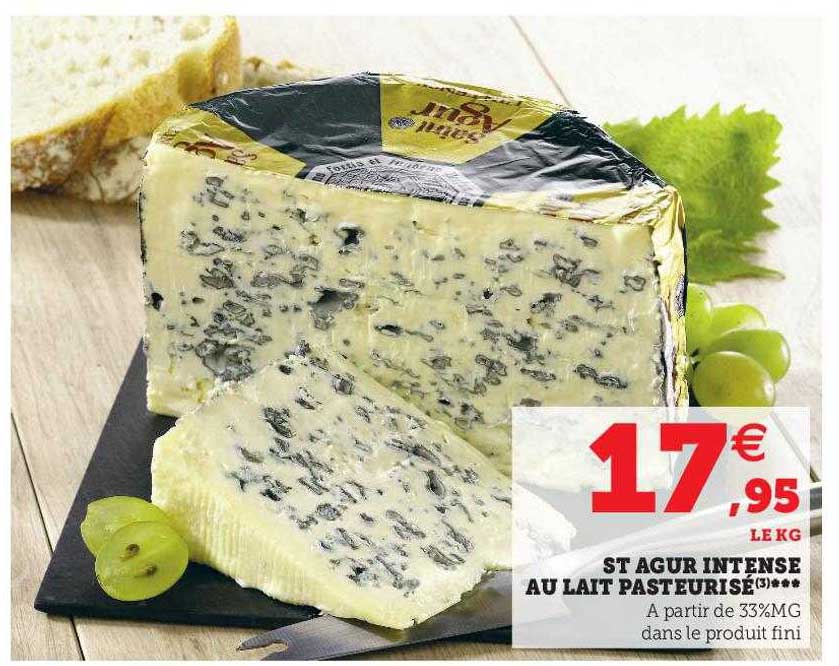 St Agur Intense Au Lait Pasteurisé