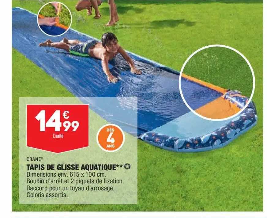 tapis de glisse aquatique crane