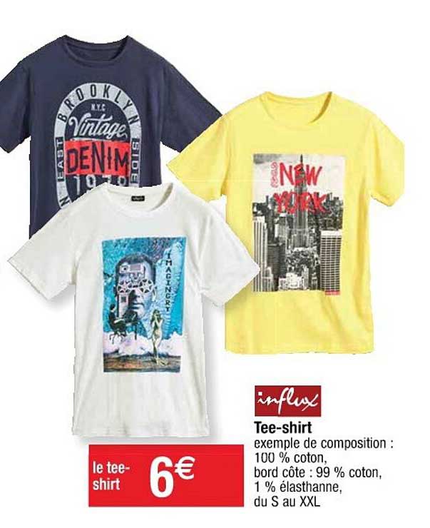 tee-shirt influx