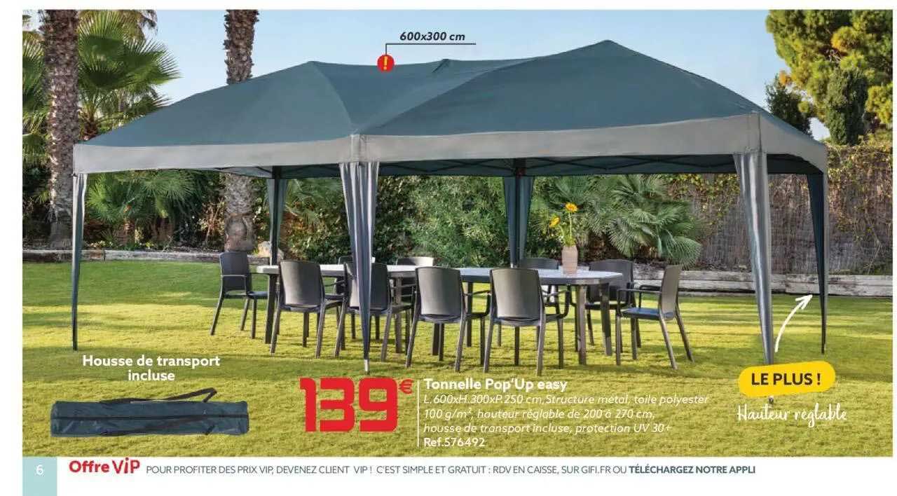 Tonnelle Pop'up Easy, Housse De Transport