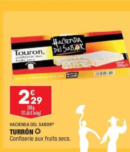 turrón hacienda del sabor