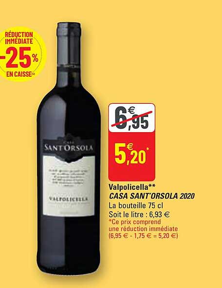 Valpolicella Casa Sant'orsola 2020