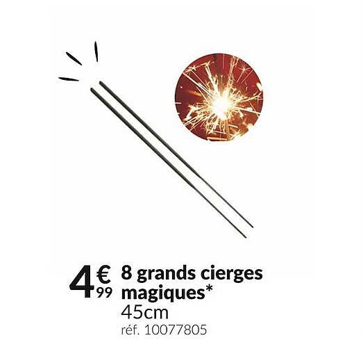 8 grands cierges magiques