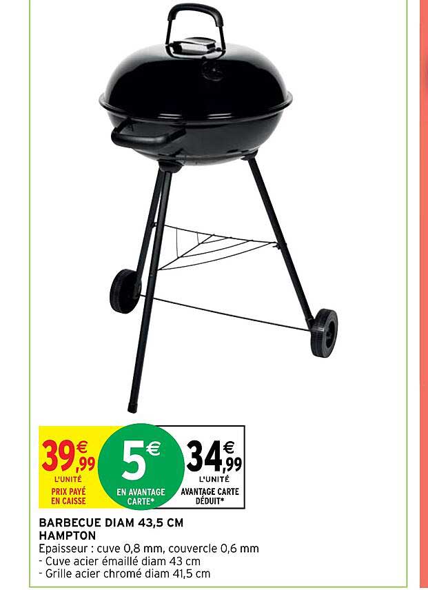 Barbecue Diam 43,5 Cm Hampton