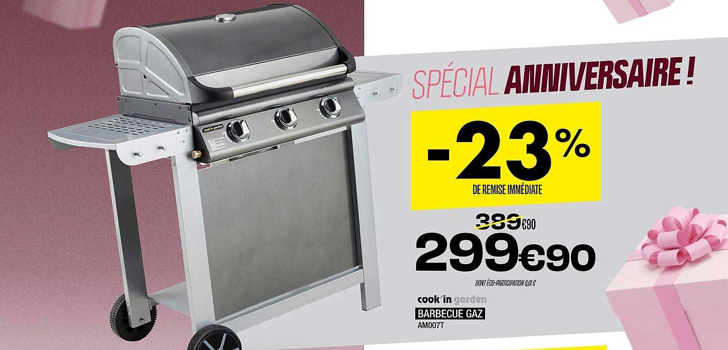 barbecue gaz cook'in garden