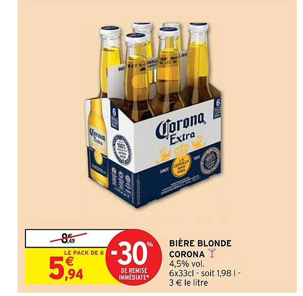 Bière Blonde Corona