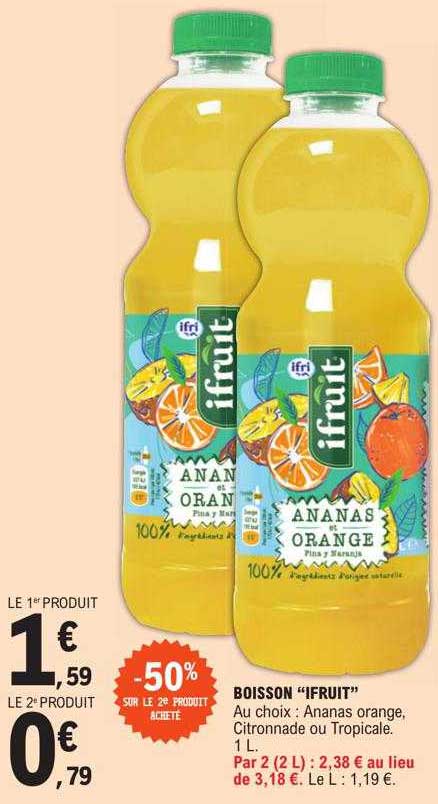 Boisson "ifruit"