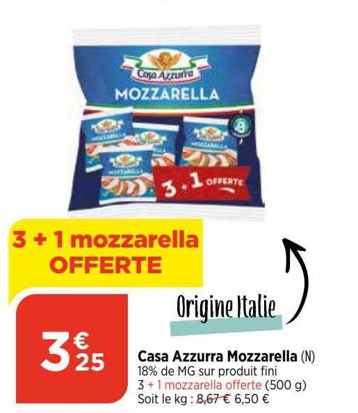 casa azzurra mozzarella
