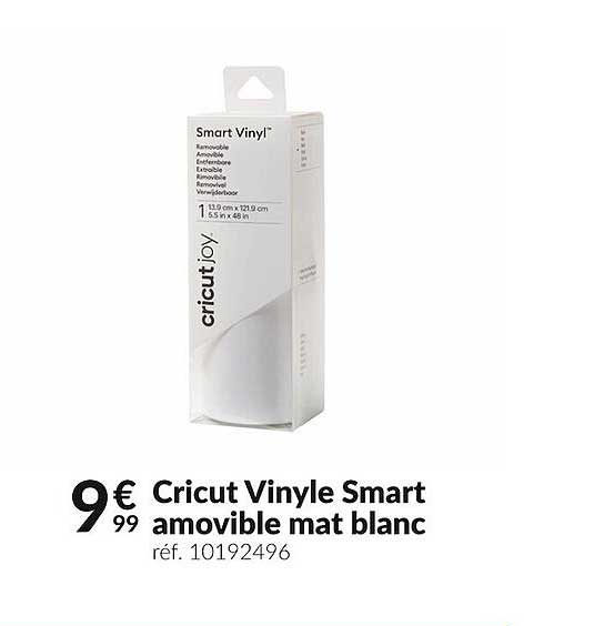 cricut vinyle smart amovible mat blanc