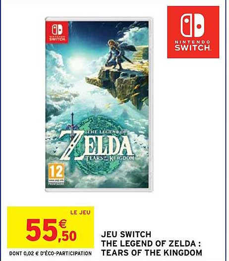 Jeu Switch The Legend Of Zelda : Tears Of The Kingdom