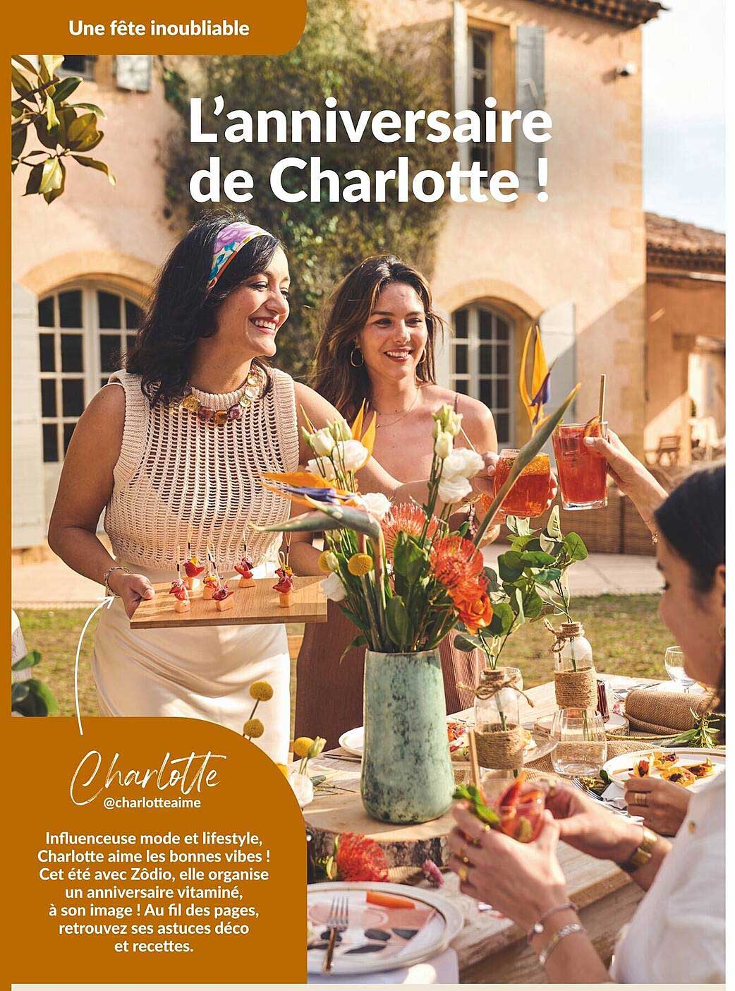 l'anniversaire de charlotte !