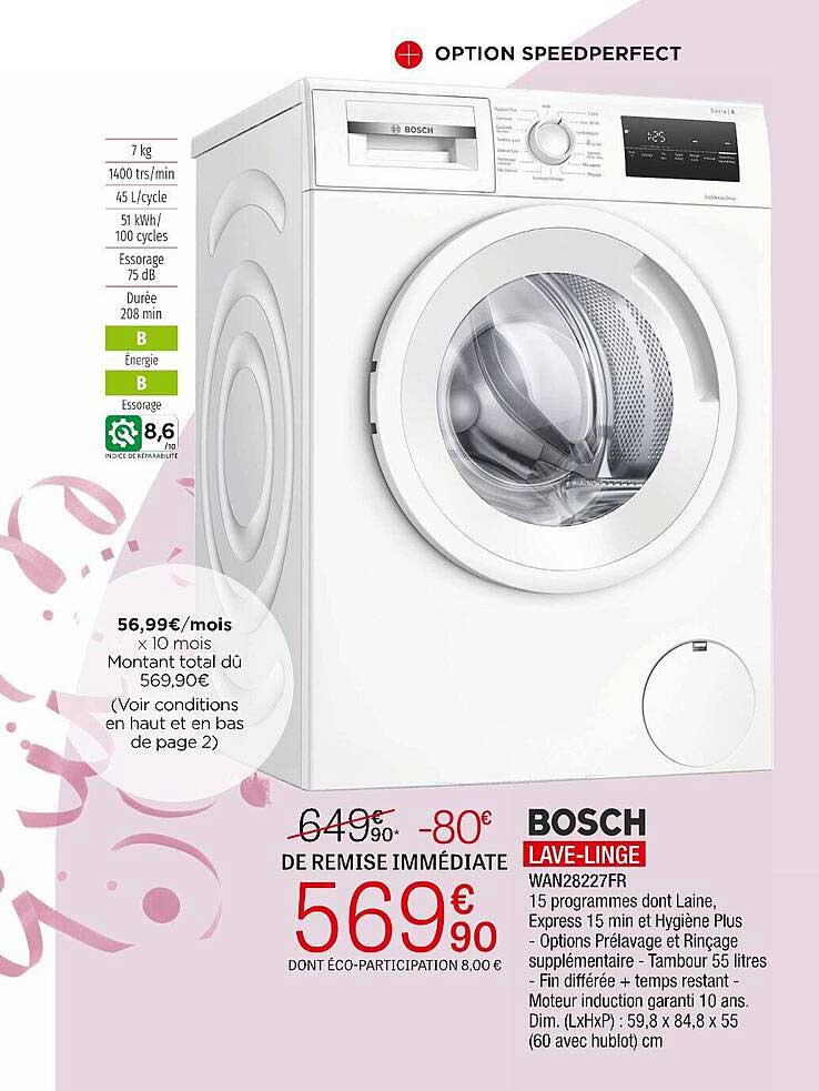 lave-linge bosch