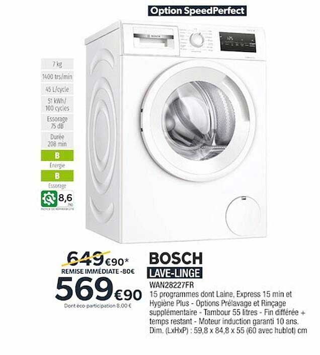 lave-linge bosch