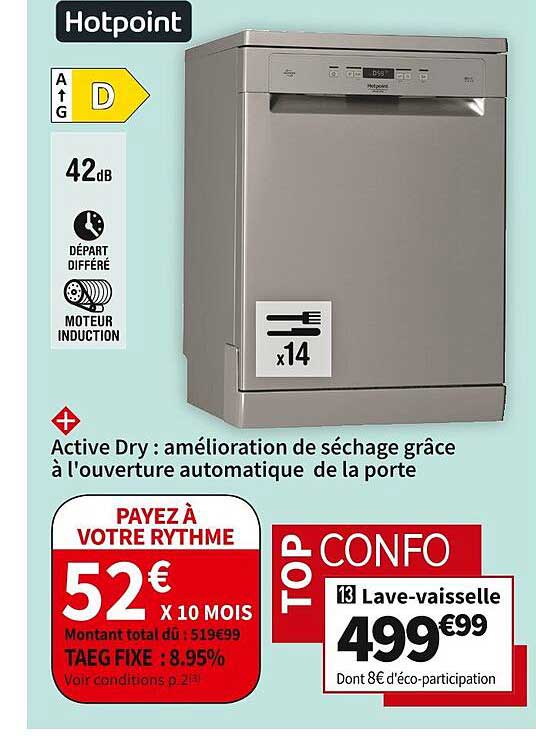 Lave-vaisselle Hotpoint