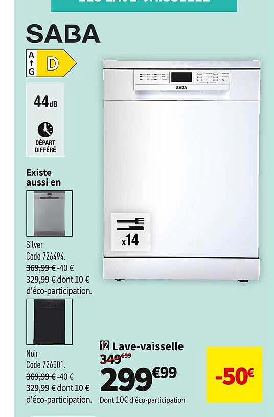 lave-vaisselle saba