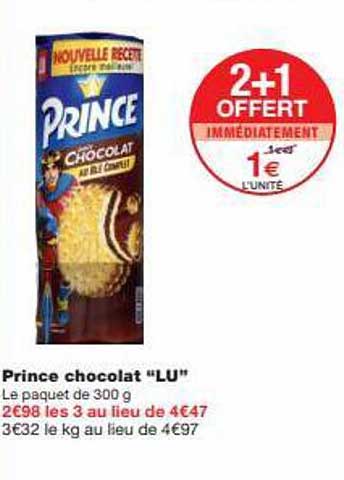 Prince Chocolat "lu"