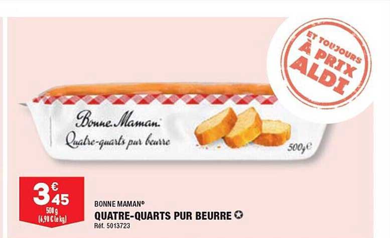 quatre-quarts pur beurre bonne maman